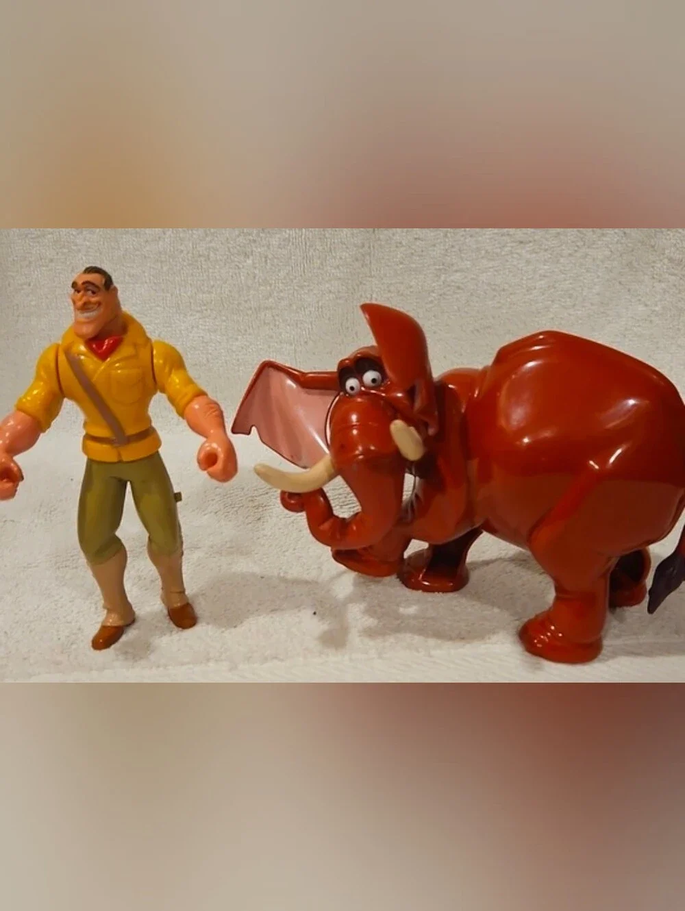 1999 MCDONALD'S TARZAN - TANTOR THE ELEPHANT  AND CLAYTON FIGURES
